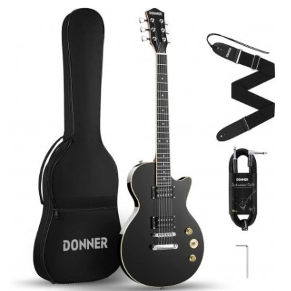 Электрогитара Les Paul Donner LP-124 Black