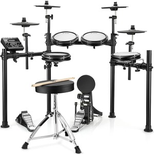 Электронная ударная установка Donner DED-200P Electric Drum Set 5 Drums 3 Cymbals