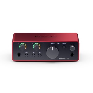 Внешняя звуковая карта с USB FOCUSRITE Scarlett Solo Studio 4th Gen