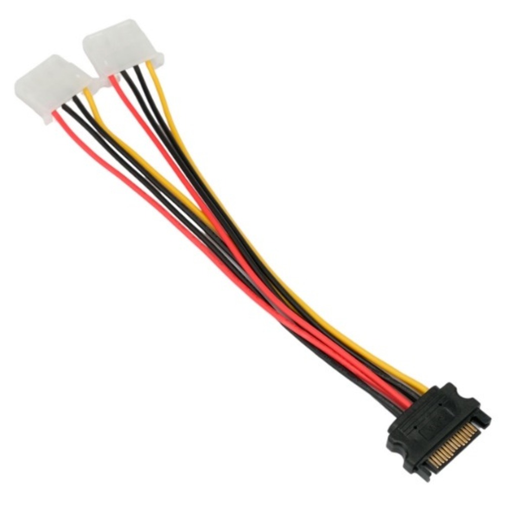 Кабель-разветвитель питания SATA Cablexpert CC-SATA-2MOLEX-20CM