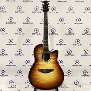 Электроакустическая гитара Ovation CS24X-7C Celebrity Standard Plus Mid Cutaway Cognac Burst Gloss