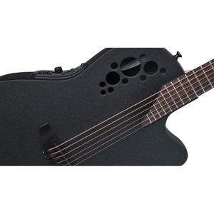 Электроакустическая гитара Ovation 2078TX-5-G Elite TX Deep Contour Cutaway Black Texturedt
