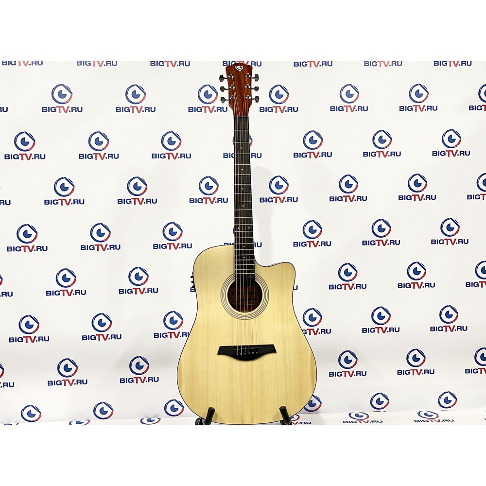 Электроакустическая гитара Rockdale Aurora D3 C NAT E Gloss