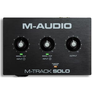 Внешняя звуковая карта с USB M-Audio M-TRACK SOLO II