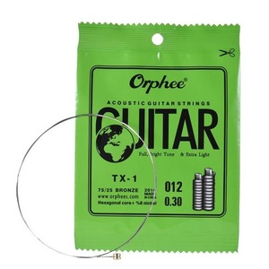 Струны для акустической гитары Orphee TX-1 012