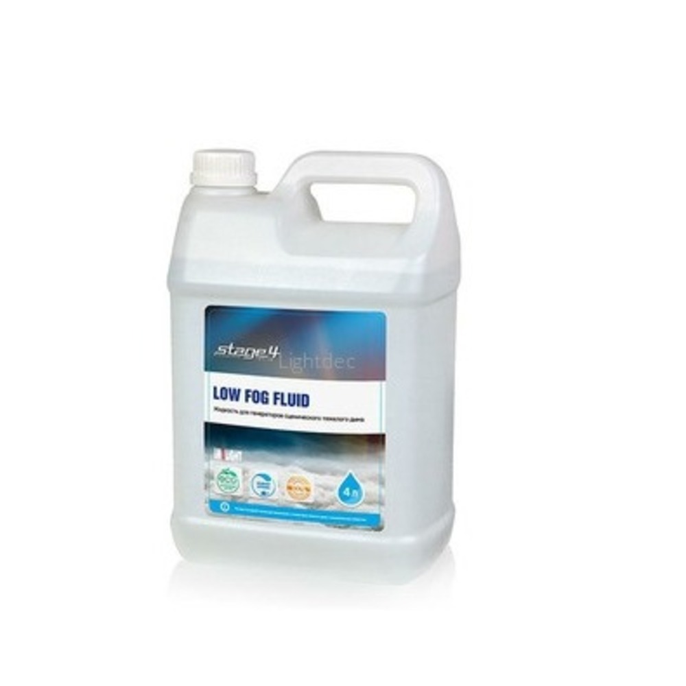 Аксессуар для генератора эффектов Stage4 LOW FOG FLUID 4L.