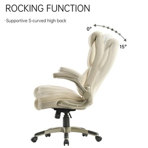 Эргономичное кресло руководителя Eureka OC11-OW, белое