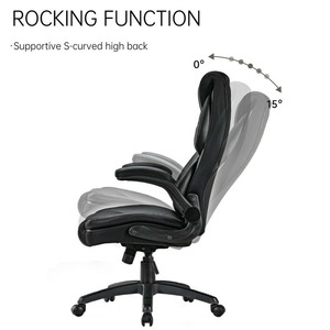 Эргономичное кресло руководителя Eureka OC11-B, черное