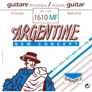 Струны для акустической гитары Savarez Argentine 1610MF