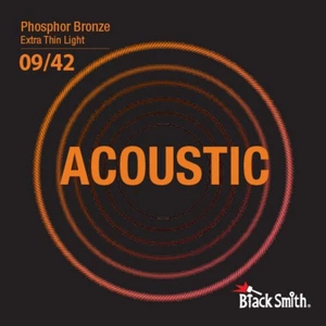Струны для акустической гитары BlackSmith Phosphor Bronze Extra Thin Light 9/42