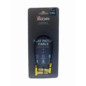 Кабель аудио 1xJack - 1xJack BlackSmith Patch Cable Gold Flat GSFPC-20 0.2m