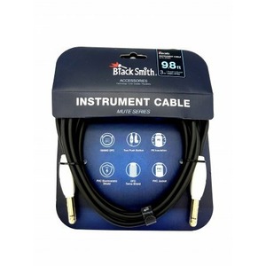 Кабель аудио 1xJack - 1xJack BlackSmith Instrument Cable Mute Series 9.8ft MSIC-STS3