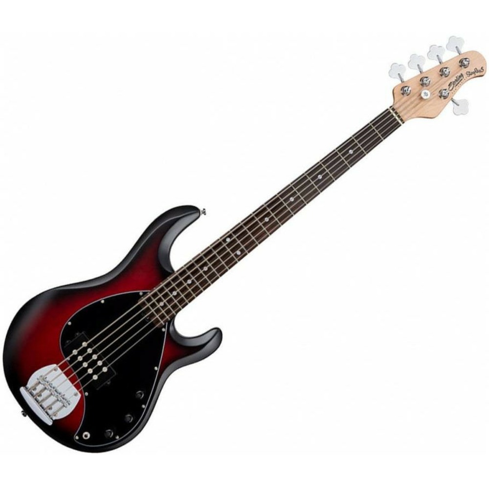 Бас-гитара Sterling by MusicMan StingRay5 HH Ruby Red Burst