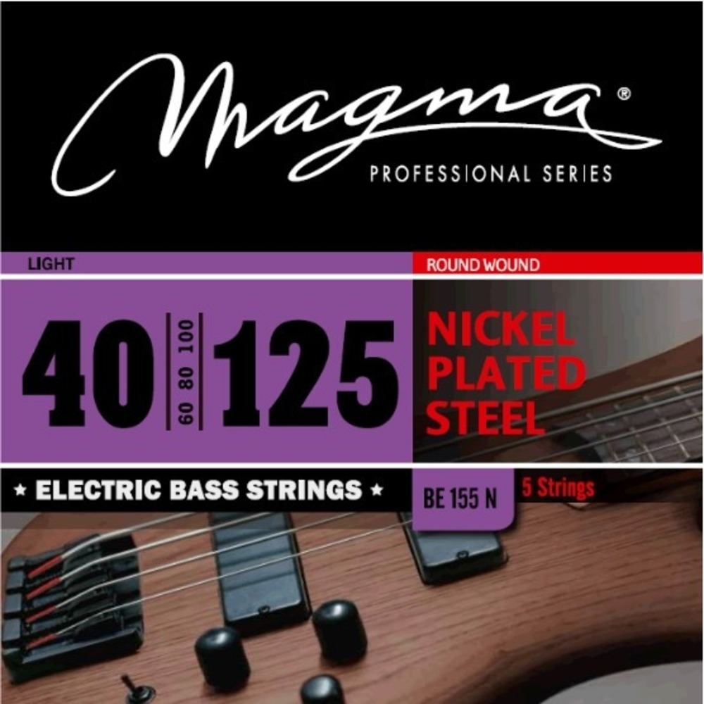 Струны для бас-гитары Magma Strings BE155N