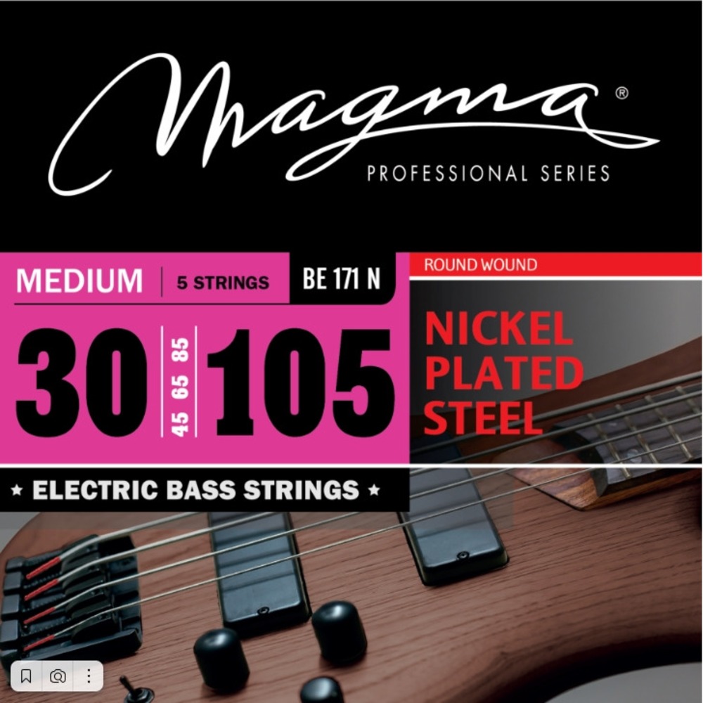 Струны для бас-гитары Magma Strings BE171N