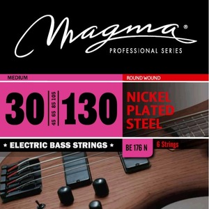 Струны для бас-гитары Magma Strings BE176N