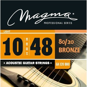 Струны для акустической гитары Magma Strings GA120B80