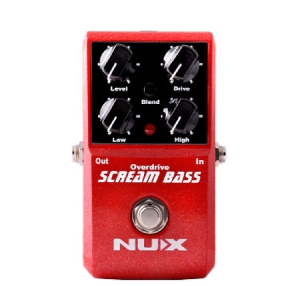 Педаль эффектов/примочка для бас гитары NUX Scream-Bаss