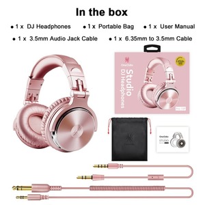 Наушники мониторные для DJ OneOdio Studio Pro 10 rose gold