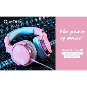 Наушники мониторные для DJ OneOdio Studio Pro 10 pink