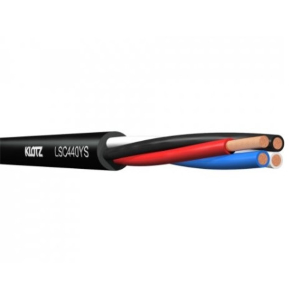Кабель акустический на катушке KLOTZ LSC440YS 50.0m
