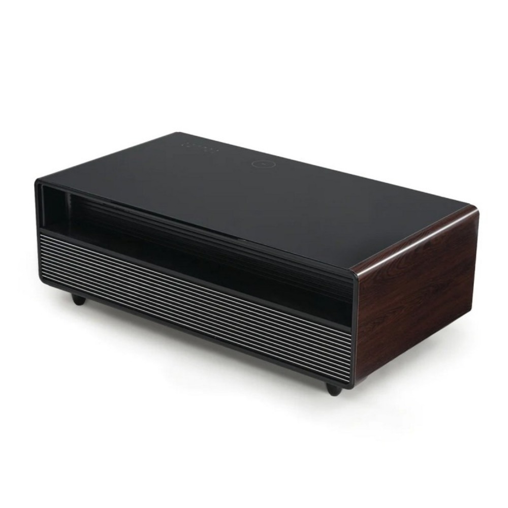 Умный кофейный столик с холодильником Eureka TB135 Walnut+Black