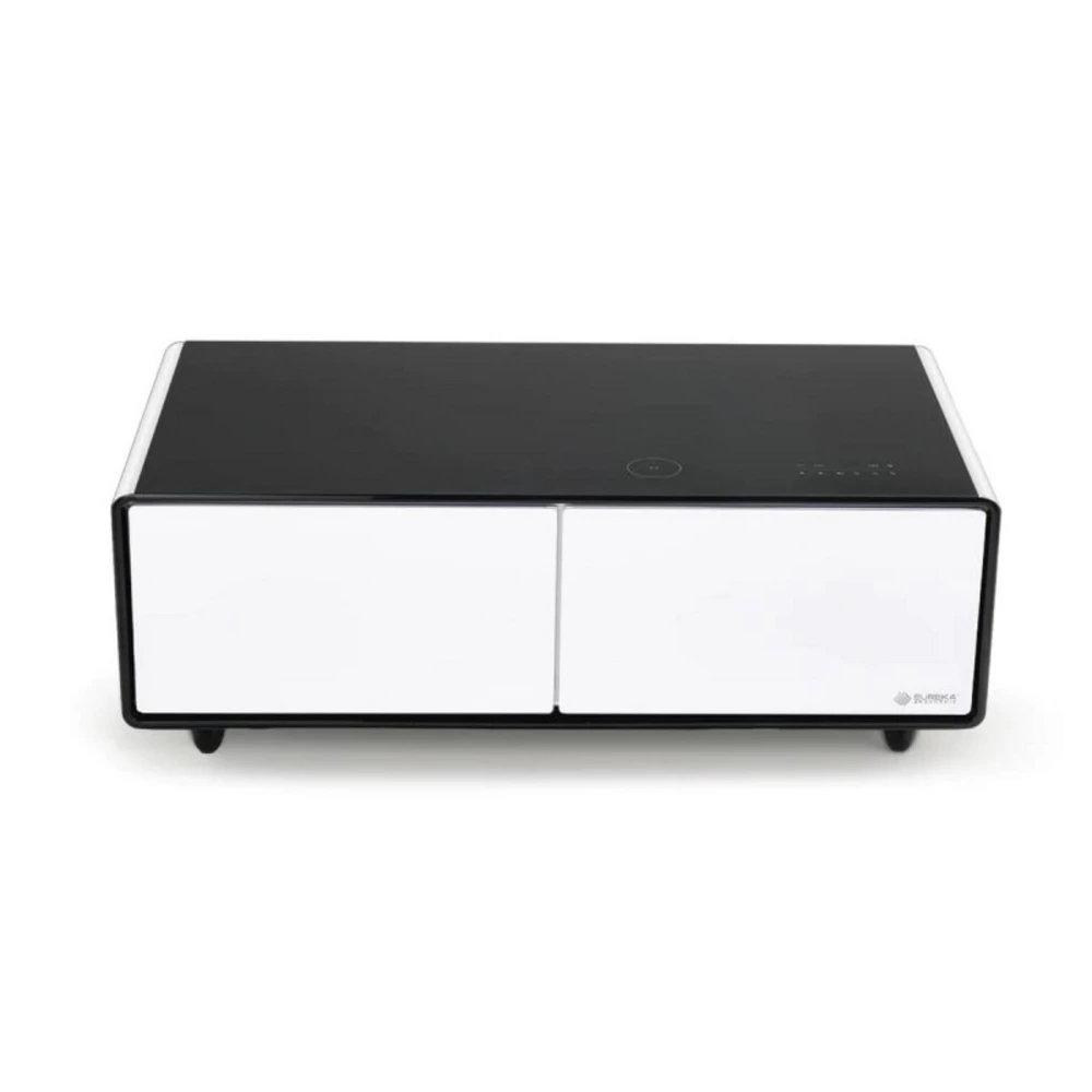 Умный кофейный столик с холодильником Eureka TB135 White+Black