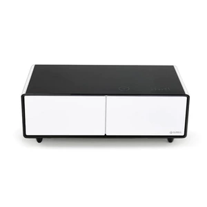Умный кофейный столик с холодильником Eureka TB135 White+Black