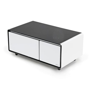 Умный кофейный столик с холодильником Eureka TB90 White+Black