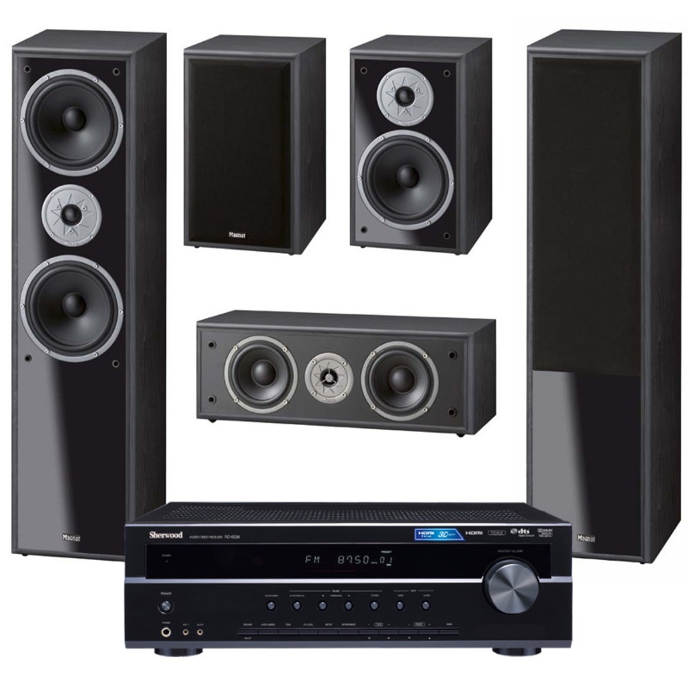 Домашний кинотеатр Sherwood RD-6506 + Monitor Supreme Set 800 Piano Black