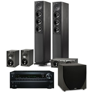 Домашний кинотеатр Onkyo TX-NR727 + Jamo S608 HCS 3 Black + Velodyne EQ-Max10 Black