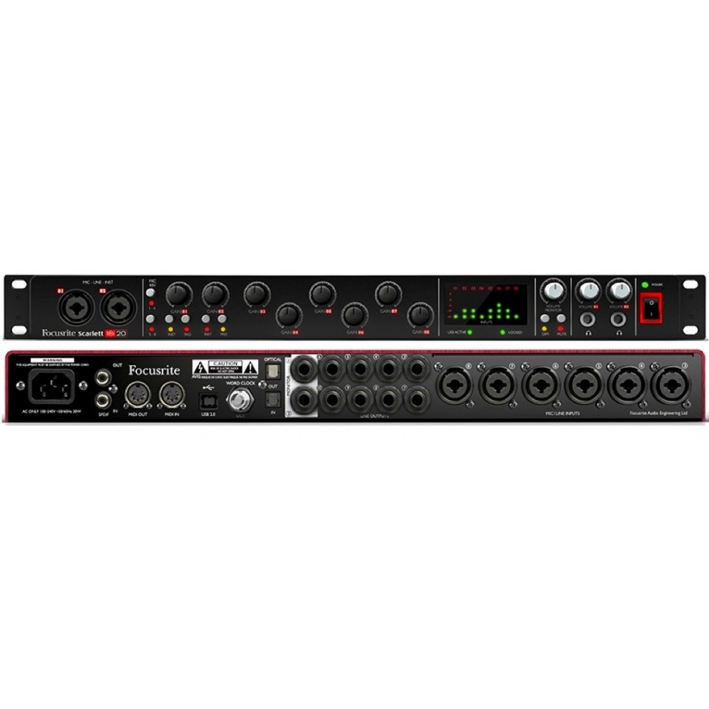 Внешняя звуковая карта с USB FOCUSRITE Scarlett 18i20