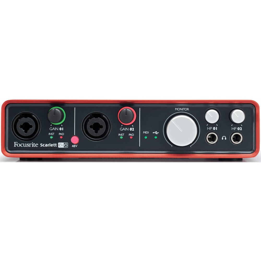 Внешняя звуковая карта с USB FOCUSRITE Scarlett 6i6