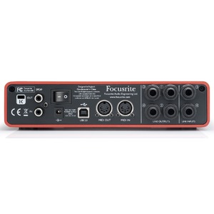 Внешняя звуковая карта с USB FOCUSRITE Scarlett 6i6