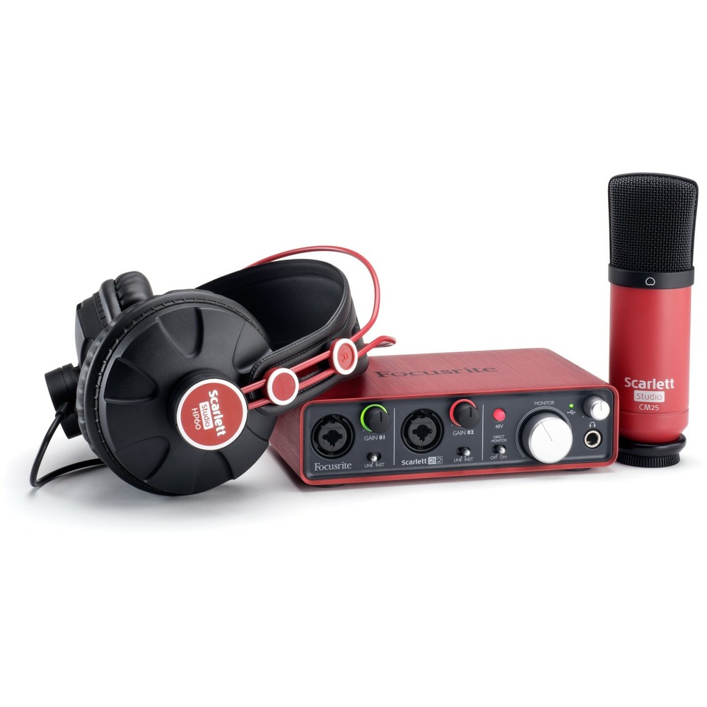 Комплект оборудования для звукозаписи FOCUSRITE Scarlett Studio