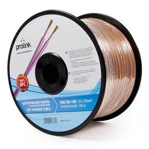 Кабель акустический с катушки двухжильный ProLink PAC150-100