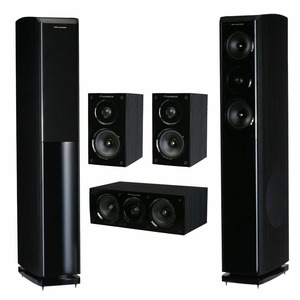 Комплект акустических систем Wharfedale Obsidian 600 Cinema Pack blackwood