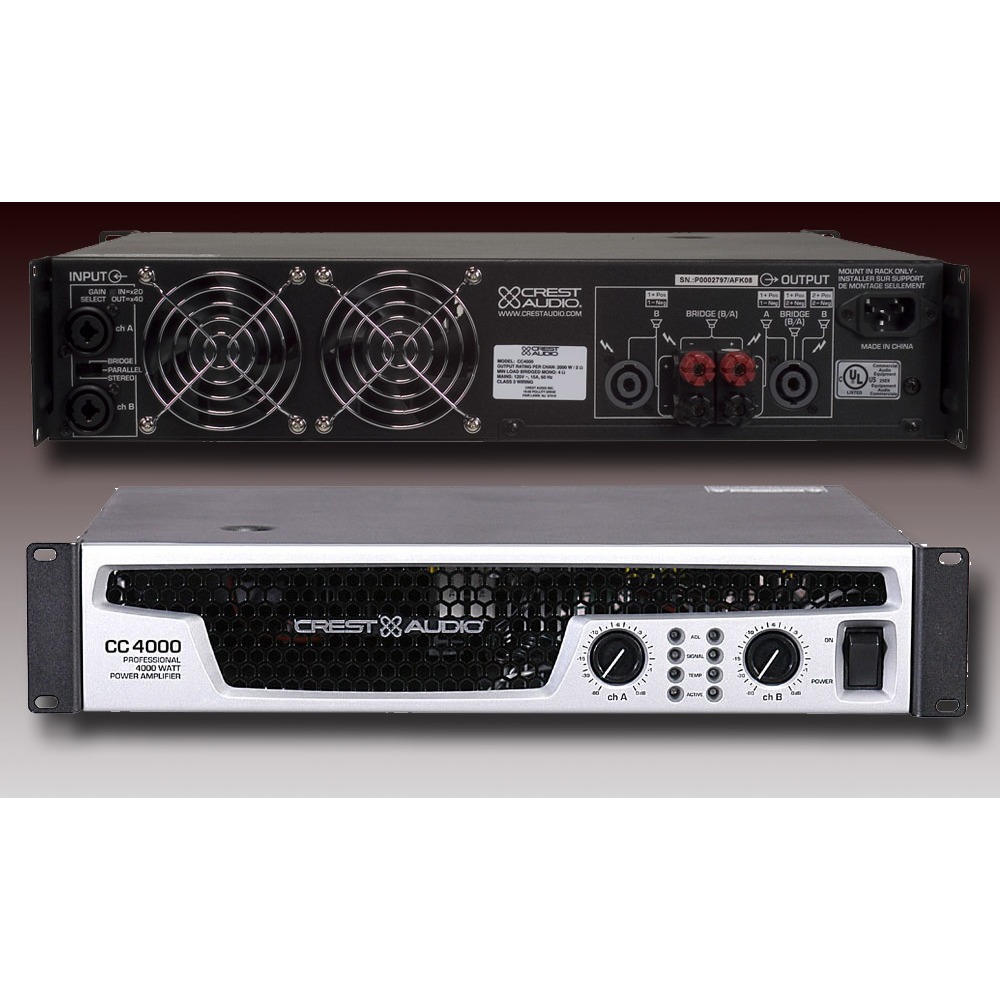 Усилитель мощности (концертный) CREST AUDIO CC4000