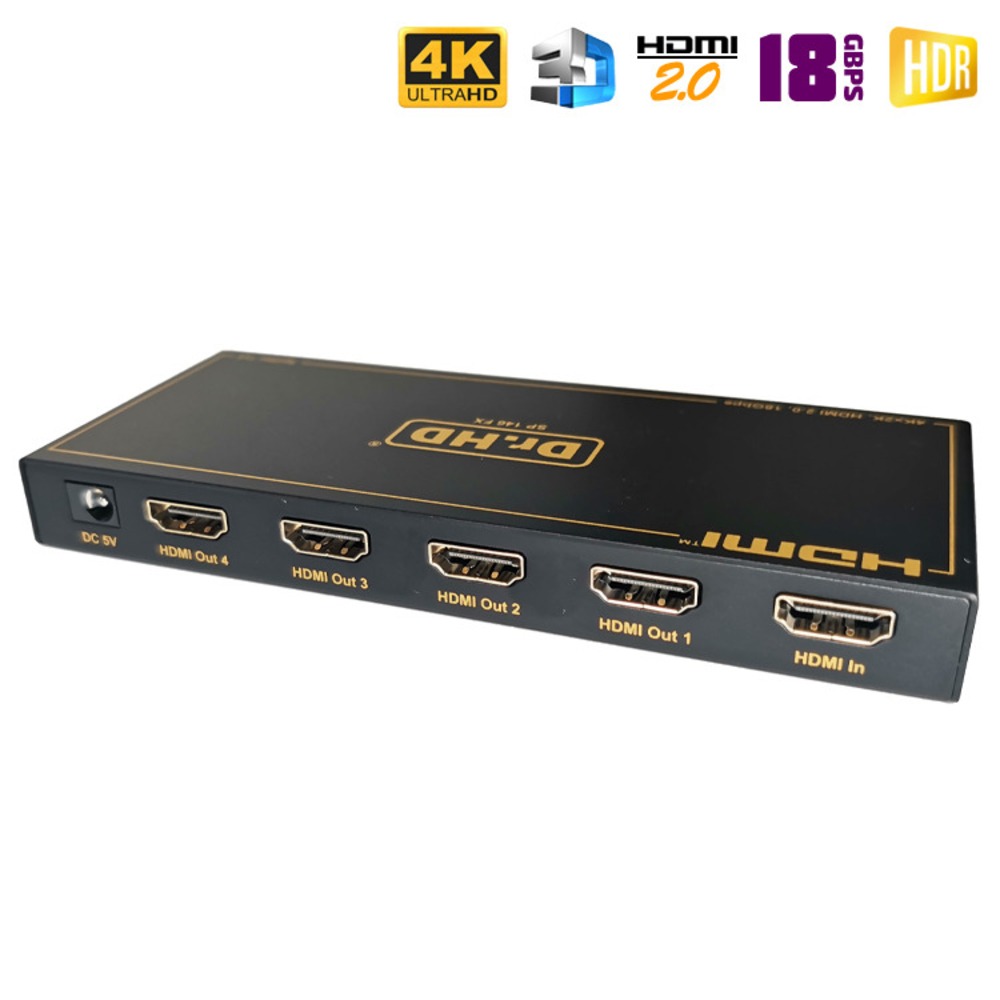 HDMI 2.0 сплиттер 1x4 Dr.HD 005008050 SP 146 FX