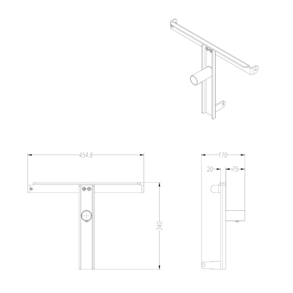 Стойка-переходник саб-сателлит SVS Audiotechnik CASCADE 206A POLE Adapter
