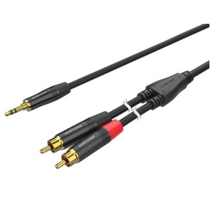 Кабель аудио 1xMini Jack - 2xRCA Roxtone PACC150/3 3.0m