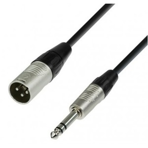 Кабель аудио 1xJack - 1xXLR Adam Hall K4 BMV 0030 0.3m