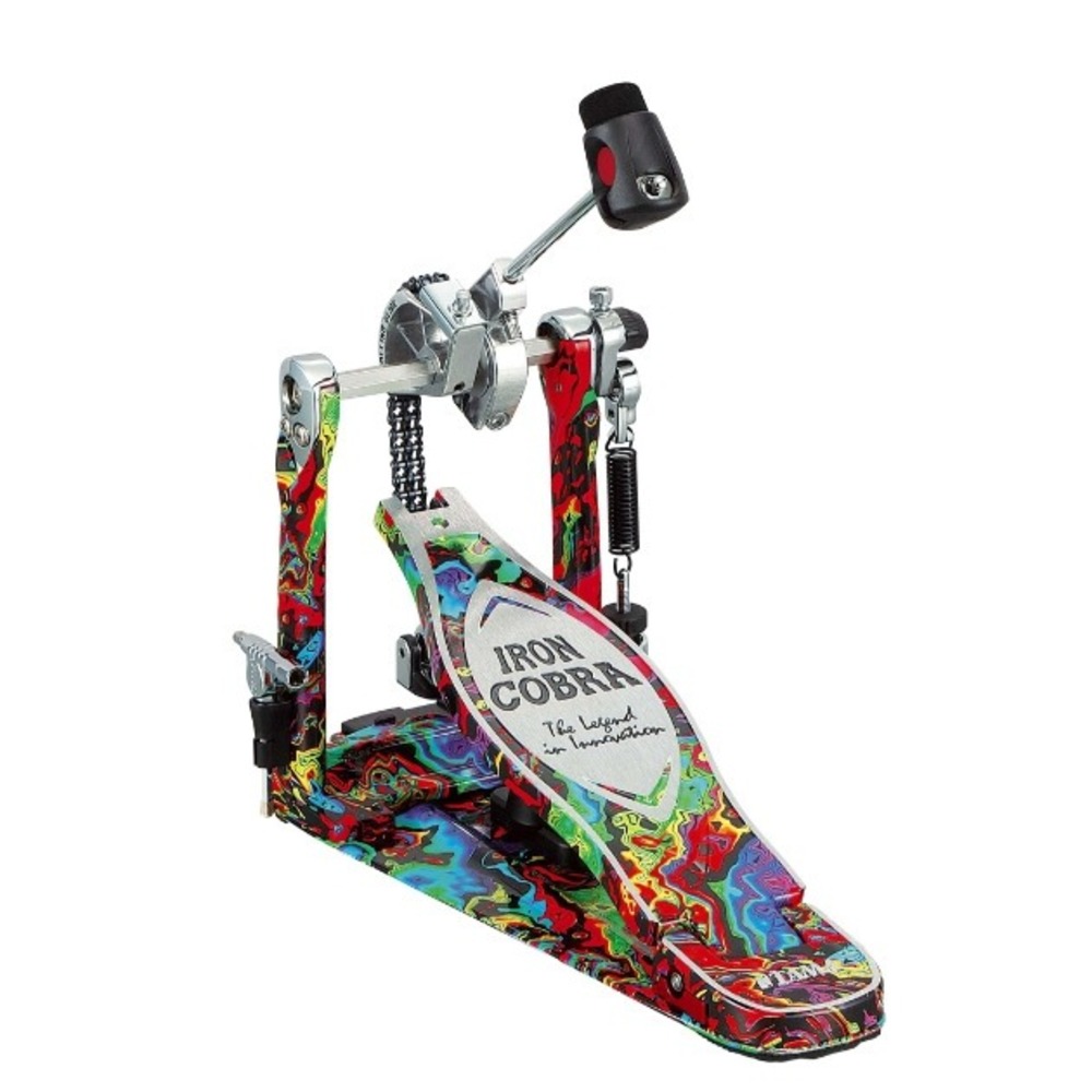 Педаль для барабана Tama HP900RMPR Rolling Glide Single Pedal Psychedelic Rainbow