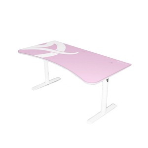 Стол игровой Arozzi Arena Gaming Desk - White-Pink