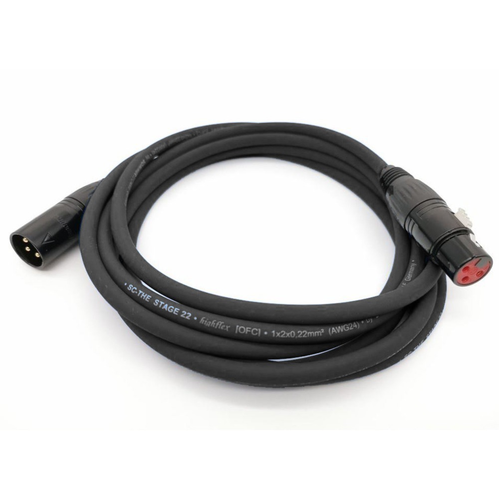 Кабель аудио 1xXLR - 1xXLR ZZcable E1-XLR-M-F-0100-0 1.0m