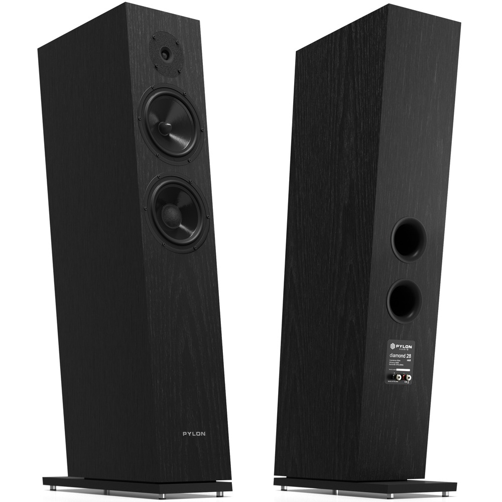 Напольная акустика Pylon Audio Diamond 28 NATURAL VENEER OAK, LACQUER BLACK