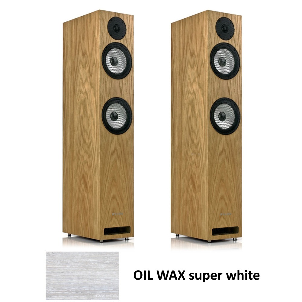 Напольная акустика Pylon Audio Ruby 25 mk II Natural Veneer Oak, Oil Wax Super White