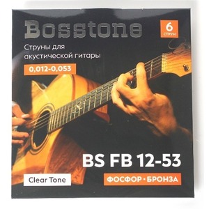 Струны для акустической гитары Bosstone Clear Tone BS FB12-53