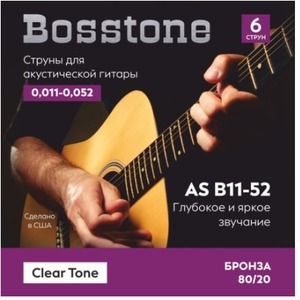 Струны для акустической гитары Bosstone AS B11-52