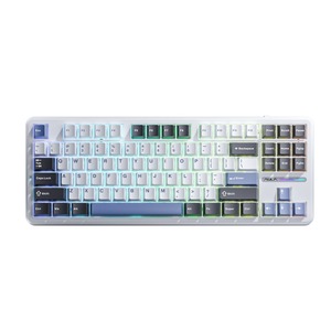 Клавиатура игровая AULA AULA F87 White-Black-Blue